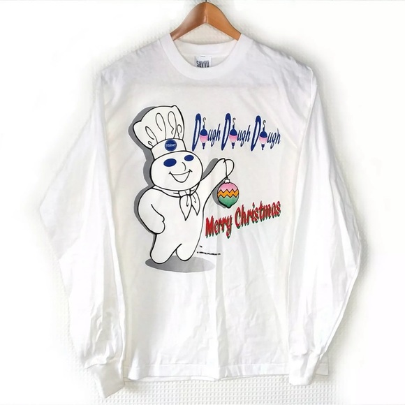 VTG 1996 Savvy Sportswear Pillsbury Dough Boy Top Size Large Singe Stitch USA - Picture 2 of 8